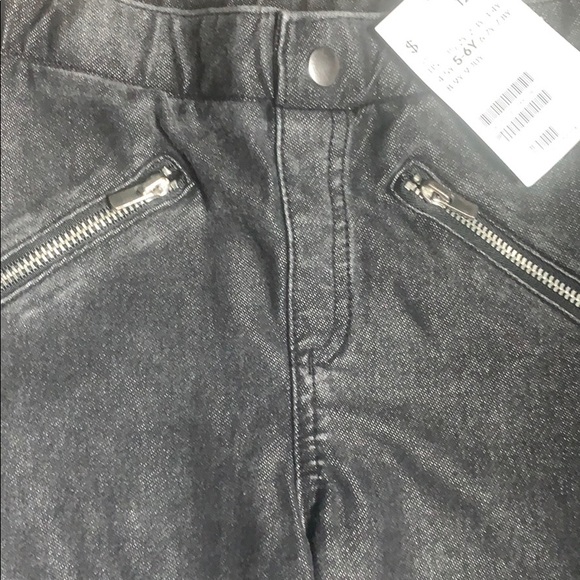 H&M Super Skinny Fit black/gray Jeans US 5-6Y - Picture 5 of 8
